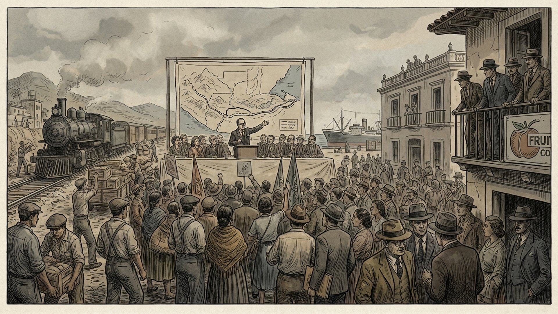 Breaking the Monopolies - Jacobo Árbenz, Guatemala's Atlantic corridor plan, and the 1954 coup