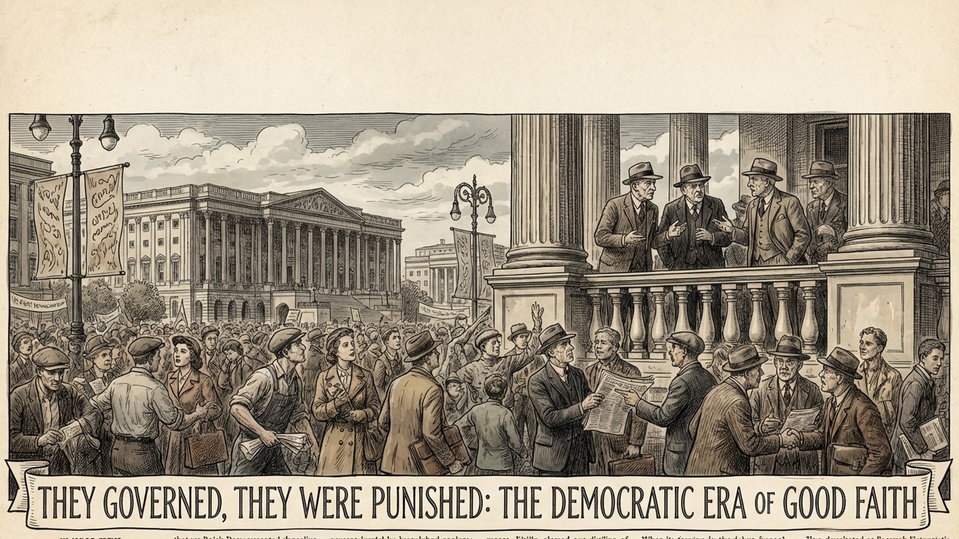 Four decades of presidential handshakes across an asymmetric political divide